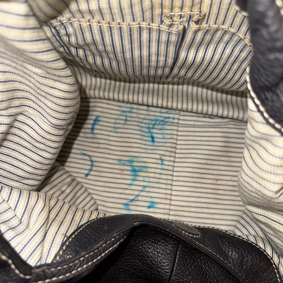 Marc by Marc Jacobs Black Pebble Leather Shoulder Bag - Picture 15 of 16